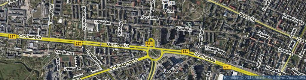 Zdjęcie satelitarne Zakole ul.