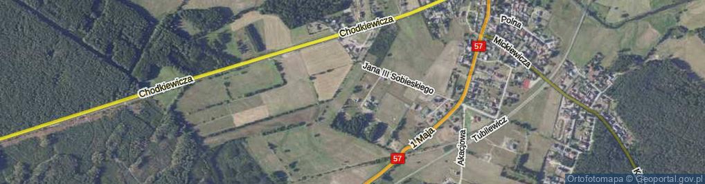 Zdjęcie satelitarne Zamoyskiego Jana, hetm. ul.