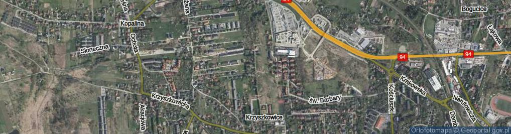 Zdjęcie satelitarne Zacisze ul.