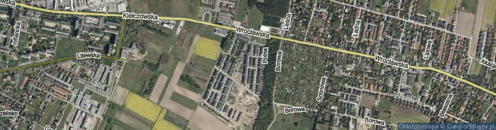 Zdjęcie satelitarne Zaciszna ul.