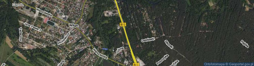 Zdjęcie satelitarne Za Jazem ul.