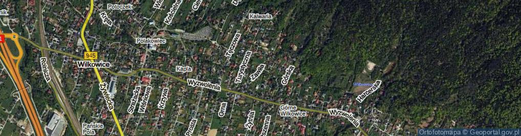 Zdjęcie satelitarne Zawiła ul.