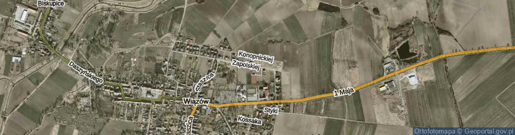 Zdjęcie satelitarne Zapolskiej Gabrieli ul.