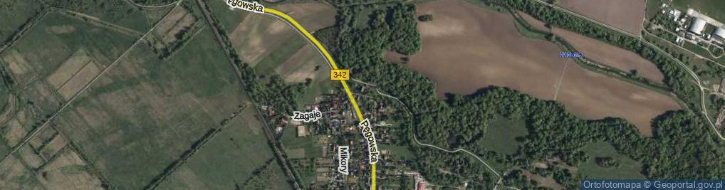 Zdjęcie satelitarne Zarzecze ul.