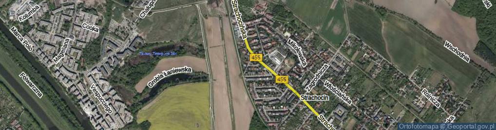 Zdjęcie satelitarne Zamoyskiego Jana, hetm. ul.