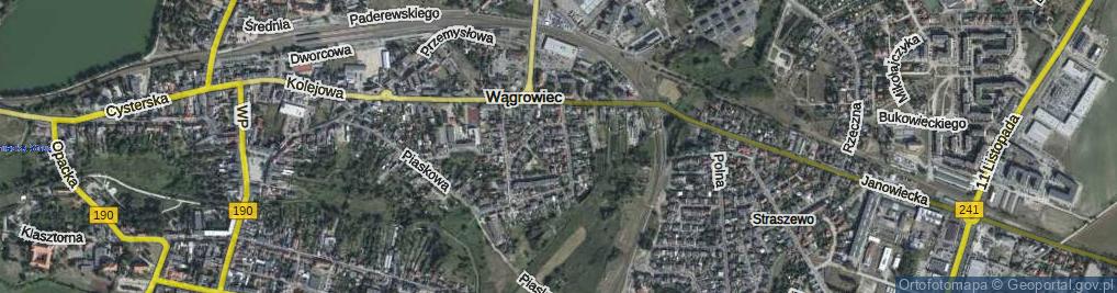 Zdjęcie satelitarne Zaułek ul.