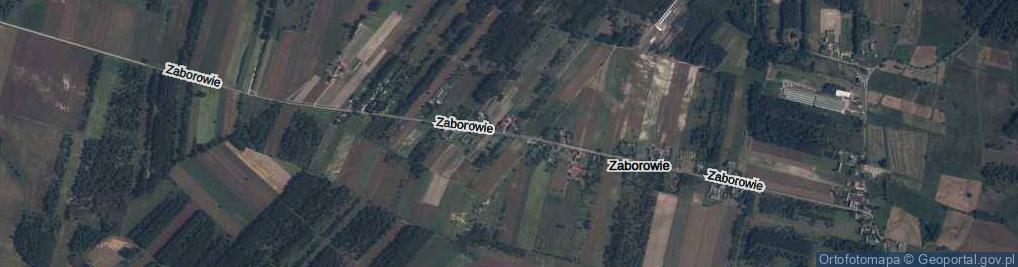 Zdjęcie satelitarne Zaborowie ul.
