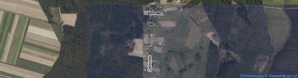 Zdjęcie satelitarne Zaborowo ul.