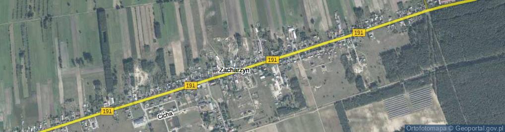 Zdjęcie satelitarne Zacharzyn ul.