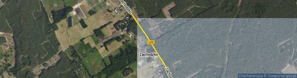 Zdjęcie satelitarne Zachodzko ul.