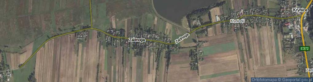 Zdjęcie satelitarne Zadnoga ul.