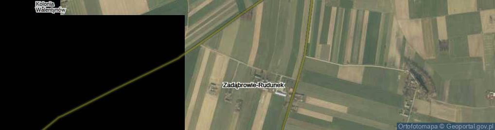 Zdjęcie satelitarne Zadąbrowie-Rudunek ul.