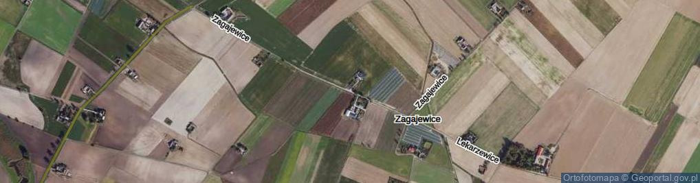 Zdjęcie satelitarne Zagajewice ul.