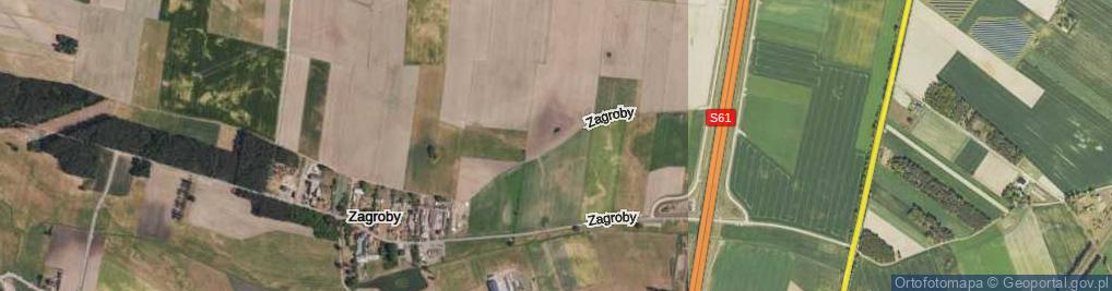 Zdjęcie satelitarne Zagroby ul.