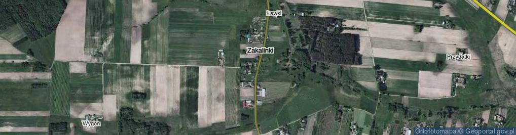 Zdjęcie satelitarne Zakalinki ul.