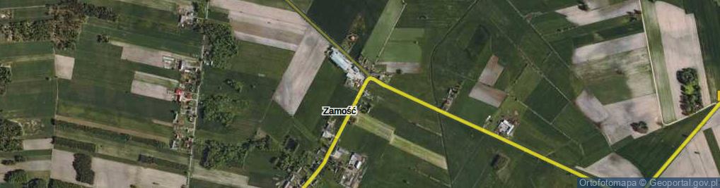Zdjęcie satelitarne Zamość ul.