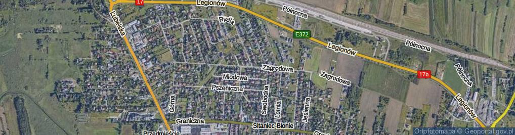 Zdjęcie satelitarne Zagrodowa ul.