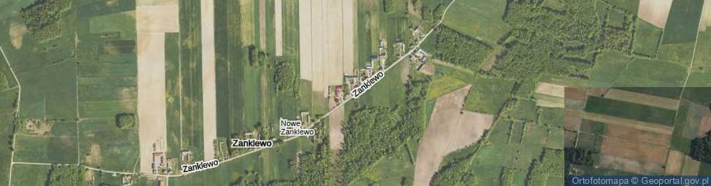Zdjęcie satelitarne Zanklewo ul.