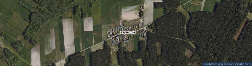 Zdjęcie satelitarne Zapieczne ul.