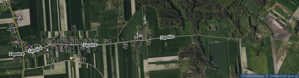 Zdjęcie satelitarne Zapolice ul.
