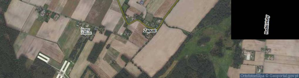 Zdjęcie satelitarne Zapust ul.