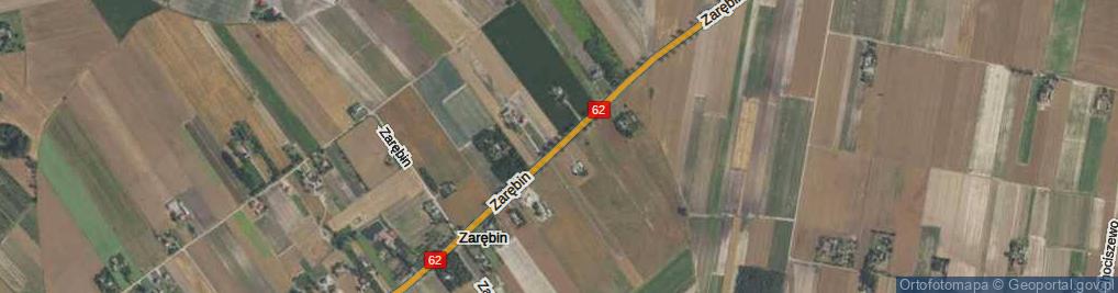 Zdjęcie satelitarne Zarębin ul.