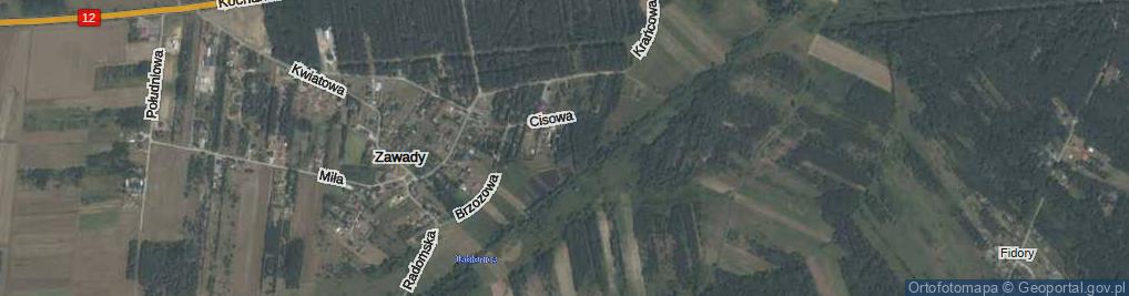Zdjęcie satelitarne Zalewowa ul.