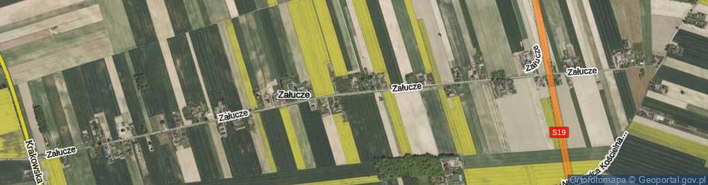 Zdjęcie satelitarne Załucze ul.