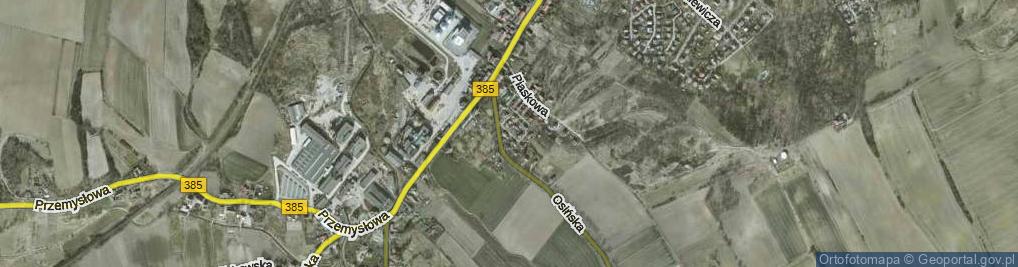 Zdjęcie satelitarne Zawiszy ul.