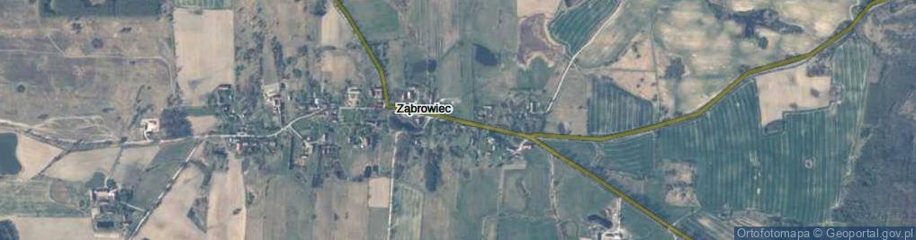 Zdjęcie satelitarne Ząbrowiec ul.