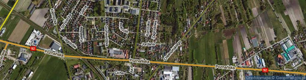 Zdjęcie satelitarne Zagrodowa ul.