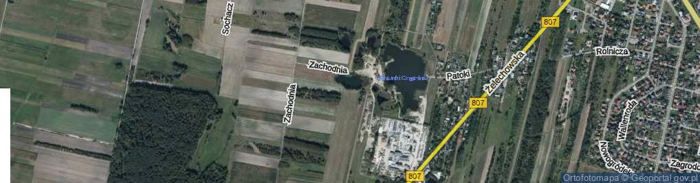 Zdjęcie satelitarne Zachodnia ul.