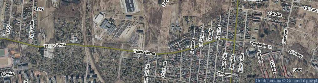 Zdjęcie satelitarne Zaspowa ul.
