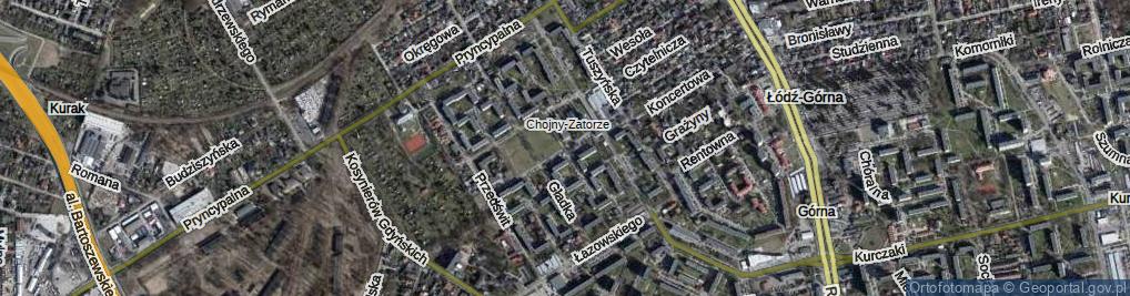 Zdjęcie satelitarne Zagraniczna ul.