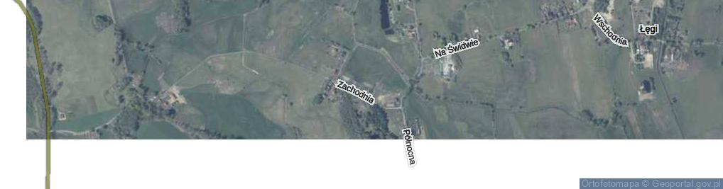 Zdjęcie satelitarne Zachodnia ul.