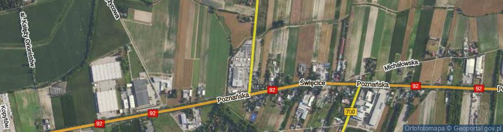 Zdjęcie satelitarne Zaborowska ul.