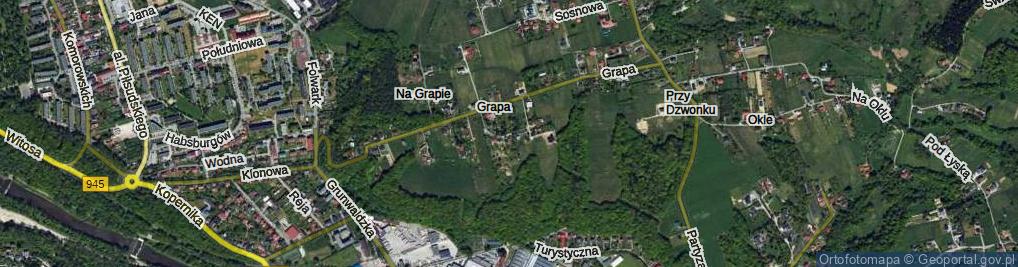 Zdjęcie satelitarne Zaułek ul.