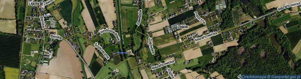 Zdjęcie satelitarne Zbijowska ul.