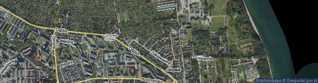 Zdjęcie satelitarne Zbrojna ul.