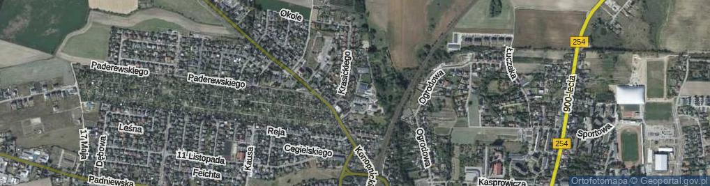 Zdjęcie satelitarne Zbożowa ul.