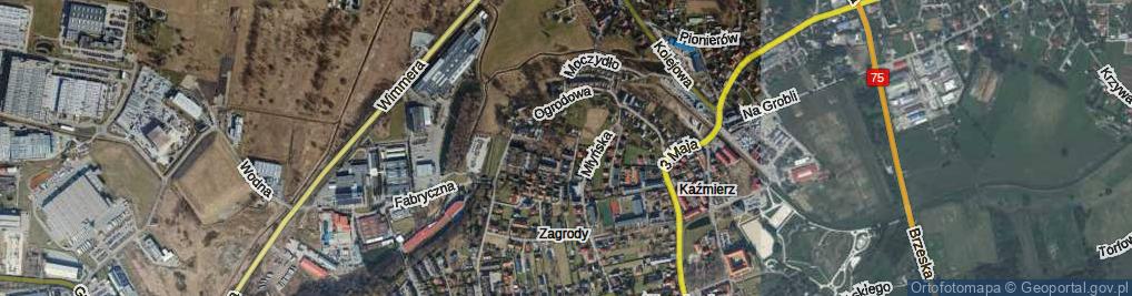 Zdjęcie satelitarne Zbożowa ul.