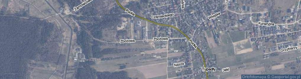 Zdjęcie satelitarne Zbożowa ul.