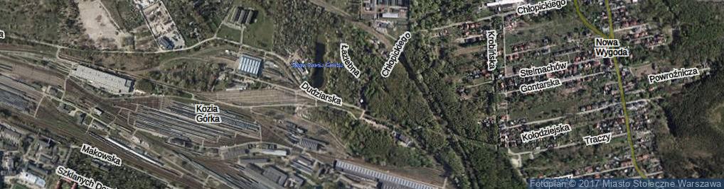 Zdjęcie satelitarne Zbrojarska ul.