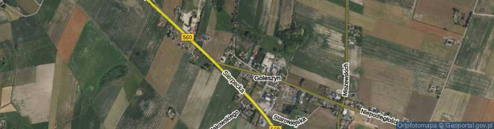 Zdjęcie satelitarne Zdrojowa ul.