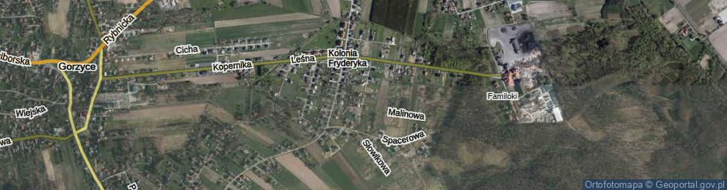 Zdjęcie satelitarne Zdrojowa ul.