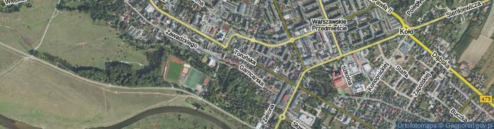 Zdjęcie satelitarne Zduny ul.