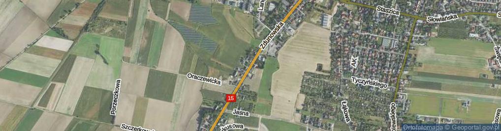 Zdjęcie satelitarne Zdunowska ul.