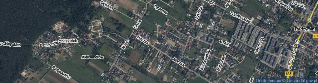 Zdjęcie satelitarne Zdrojowa ul.