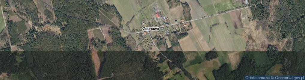 Zdjęcie satelitarne Zdunowo ul.