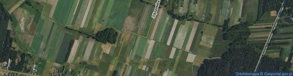 Zdjęcie satelitarne Zdyszewice ul.